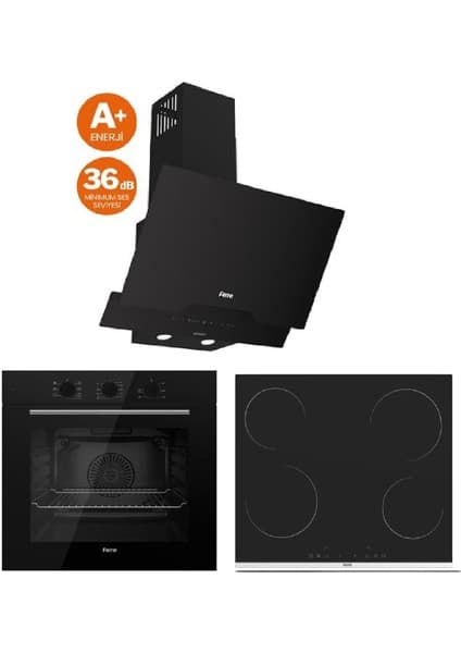 Ferre Flowart SERISI(QBL62CS MS261 Elektirikli Ocak D063)