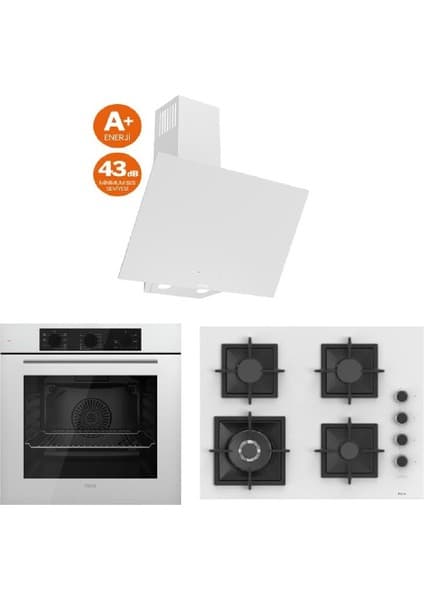 Ferre Flowart QBL62CB SC406 D078 Ankastre Set