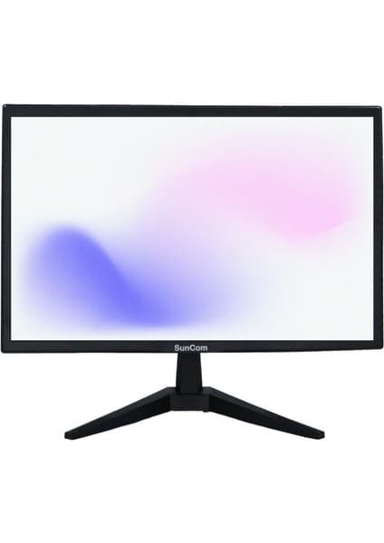 Binbir Göz Suncom SM190VI-N 19" LED Monitör - 1440x900, 5ms, VGA/HDMI, VESA, 60Hz, Siyah