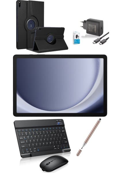 Samsung Galaxy Tab A9 Plus 11'' 8GB 256GB TABLET+KILIF+KLAVYE+MOUSE+ŞARJ BAŞLIK+(KALEM HEDİYE)