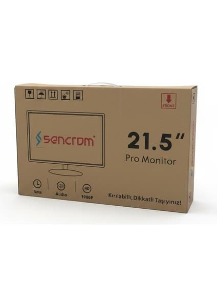 Sencrom SNC-S-MON215 21.5 inç Full HD 1080p LED Monitör (HDMI, Dahili Hoparlör)