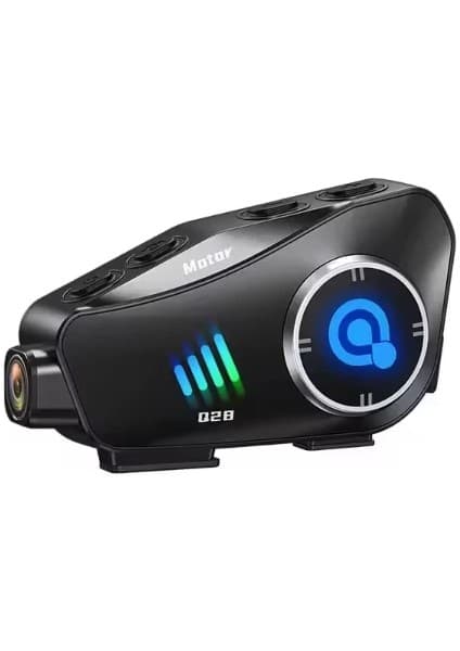 Pika Q28 Kameralı Motosiklet Kask Kulaklığı