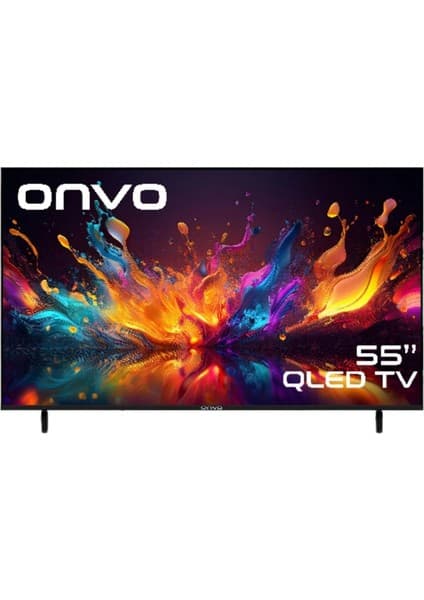 Onvo 55OVF9001UQ 55’’ 140 Ekran Uydu Alıcılı 4K Ultra Hd QLED Google Smart Tv