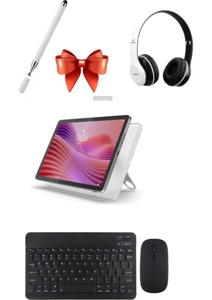 Lenovo M10 4 gb 128 gb 10.1 Tablet+Kılıf+Klavye+Mouse+Kalem+Kulaklık
