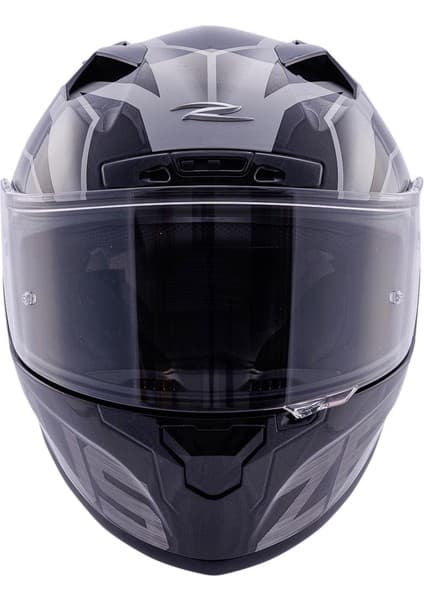 Zeus KASK/ZS-826 Pearl Black Bk3 Sılver 7
