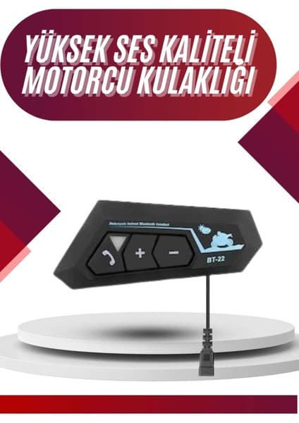 Fantastik Store Intercom Bluetooth Kask Kulaklık Motosiklet Kulaklık 5.0 Bluetooth
