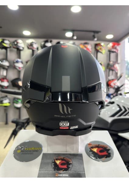 MT Helmets Thunder 4 Sv Mat Siyah Full Face Motosiklet Kaskı 7