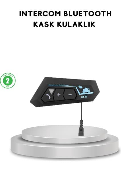 Fantastik Store BT22 Kask Bluetooth Kulaklık 5.0 Gürültü Engelleyici ve Eller Serbest Kullanım