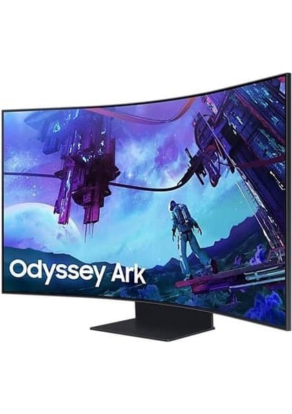 CetKing Odyssey Ark G97NC (2. Nesil), 55" Inç, 3840 x 2160, 4K Uhd, Mini Led, 1ms, 165Hz, Freesync Premium Pro, HDR10+ Gaming, Kavisli Ekran, Akıllı Oyuncu Monitörü, LS55CG97WNUXUF