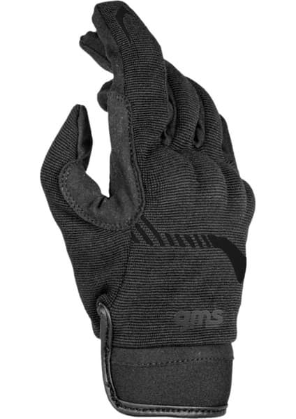 GMS Jet-City Germas Motosiklet Eldiveni - Black