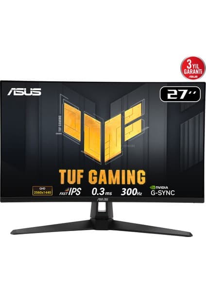 Asus Tuf Gamıng VG27AQM5A 27" 0.3ms 300Hz 2k Qhd Dp/hdmı/usb Vesa IPS LED Gamıng Monıtor