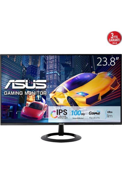Asus VZ24EHF 23.8" 1ms 100Hz Fhd HDMI Vesa IPS LED Monıtor