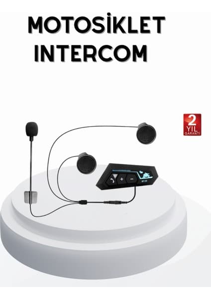 Bodrum Ekipman BT22 Kablosuz Kask Kulaklığı – Bluetooth 5.0 Intercom Su Geçirmez ve Uzun Öm? - ER001Y-53D3D