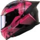 Motoanl Motosiklet Kadın Kaskı Ece 22.R06 Double Vizörlü Full Face Motor Kask Beast Pink 6