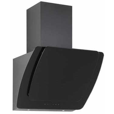 Silverline 3373 Misto Siyah 60 Cm Dekoratif Camlı Duvar Tipi Davlumbaz 2