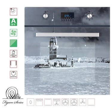 Termikel BO 6500-01 Kız Kulesi A Enerji Sınıf 65 Lt Ankastre Fırın 2