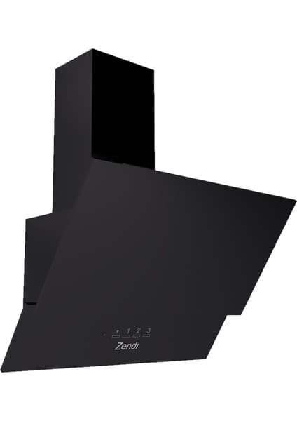 Zendi ZD1011B Siyah Ankastre Cam Davlumbaz