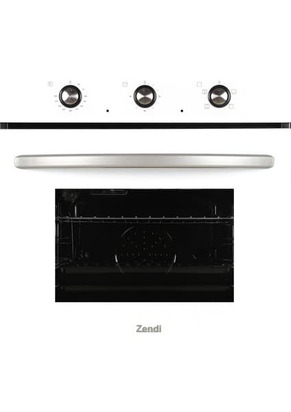 Zendi ZF3012W Ankastre Beyaz Turbo Fırın