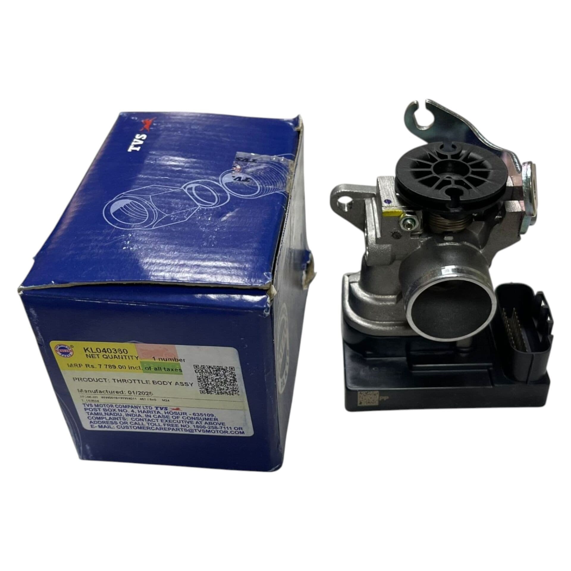 Tvs Jüpiter 125 - Jüpiter 110 E5 Gaz Kelebek Gövdesi Enjeksiyon Komple Orjinal KL040360 (yazılım yüklü) - Resim 1