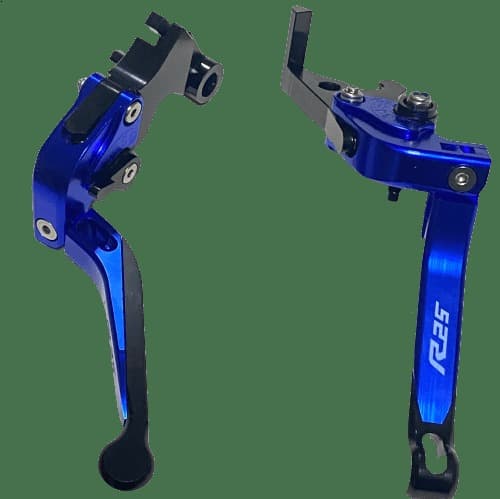 YAMAHA R25 FREN VE DEBRİYAJ KOLU MAVİ KATLANIR