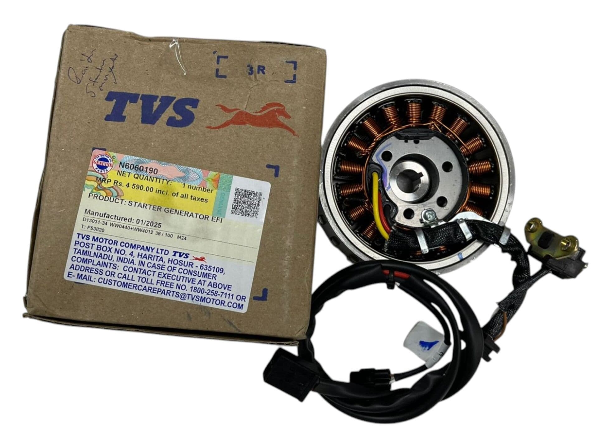 Tvs Raider 125 Statör ve Manyeto Set Orijinal N6060190 - Resim 1