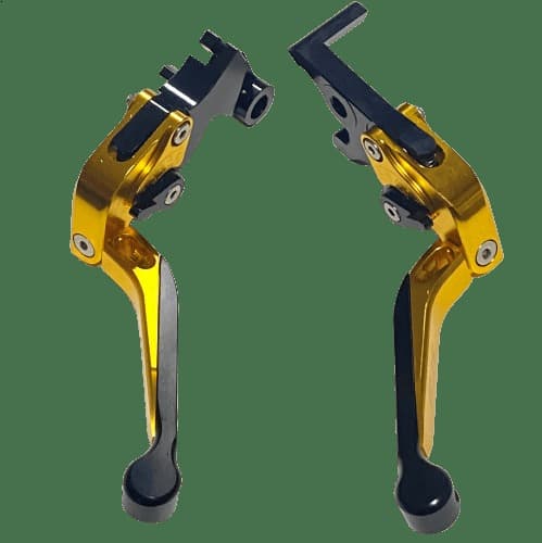 YAMAHA R25 FREN VE DEBRİYAJ KOLU SARI KATLANIR - Resim 1