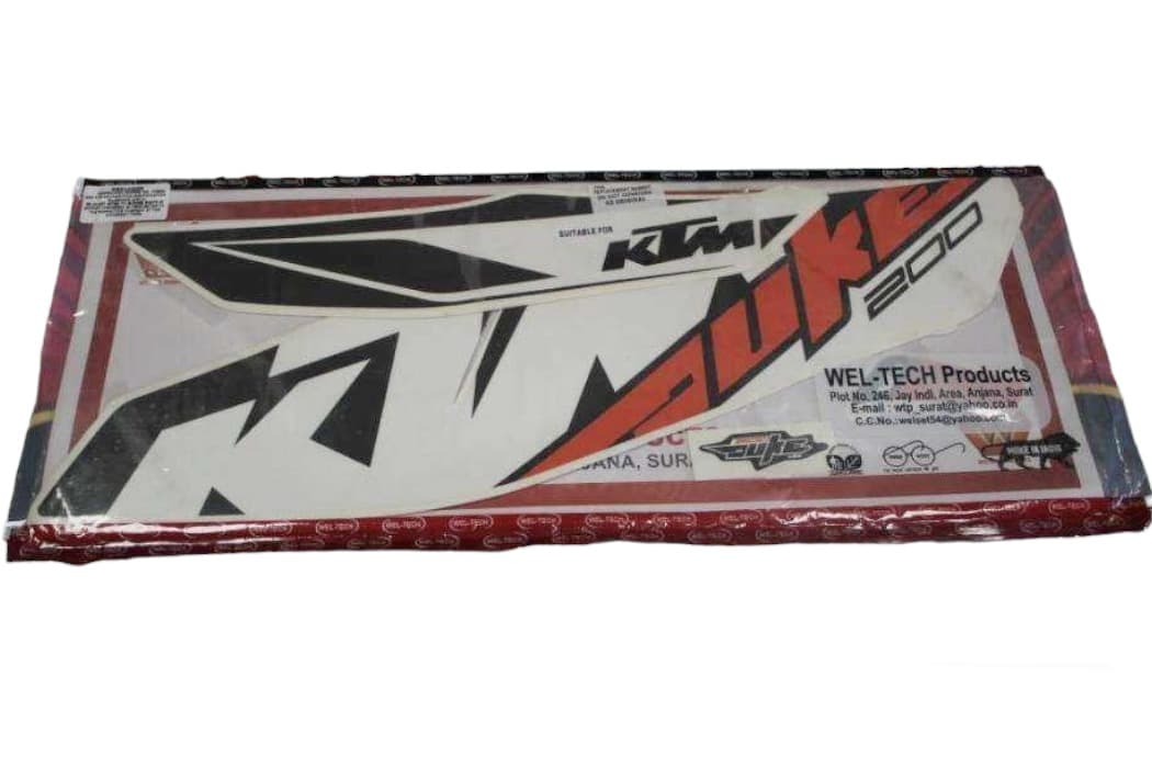 KTM DUKE STICKER ARMA SETİ - Resim 1