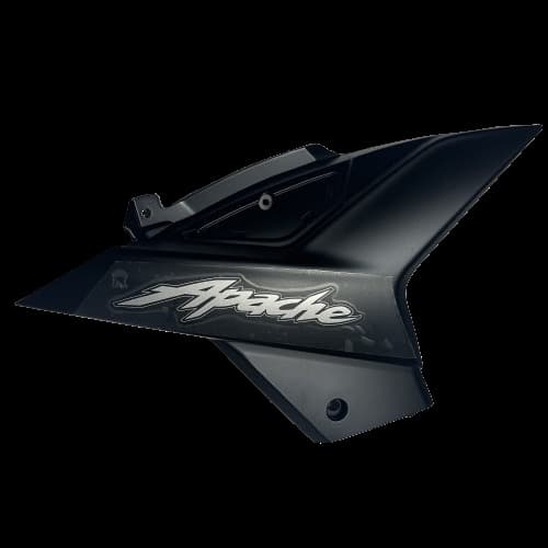 Tvs Apache RTR 200 Sağ Sele Altı Yan Kapak Grenajı Mat Siyah Orijinal 2019-2022 - Resim 1