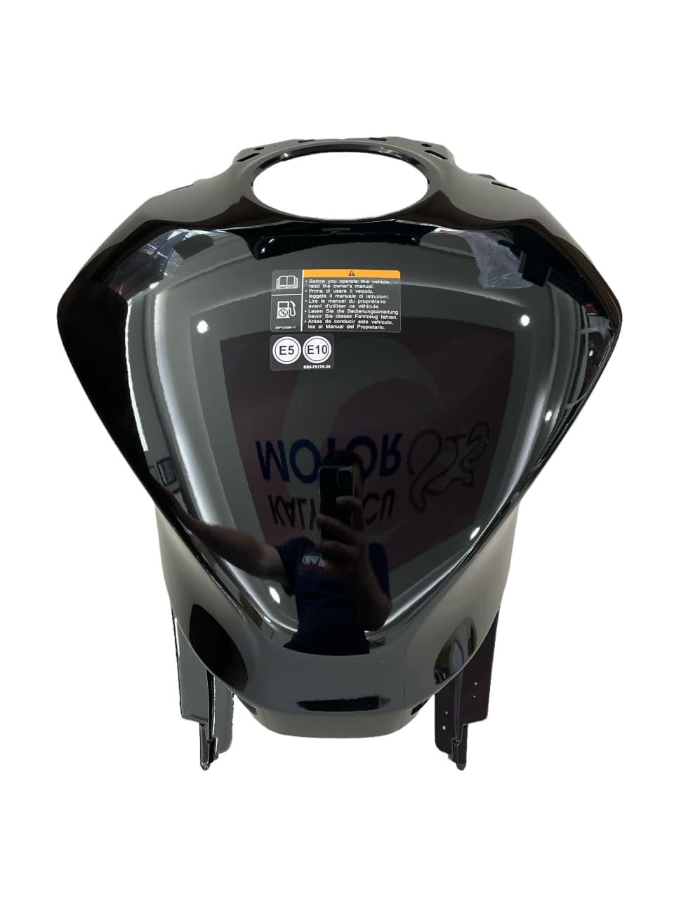 Yamaha R25 2020 Benzin Deposu Arka Kapak Parlak Siyah