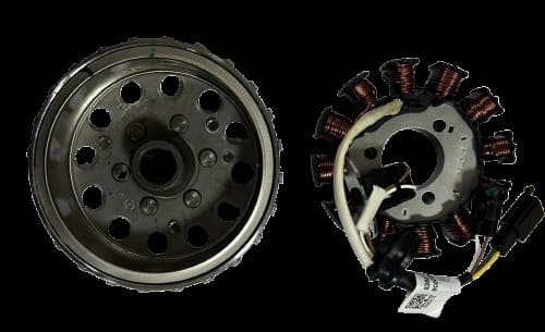 Tvs Ntorq 125 Statör Sargı ve Manyeto Rotor Orijinal - Resim 1