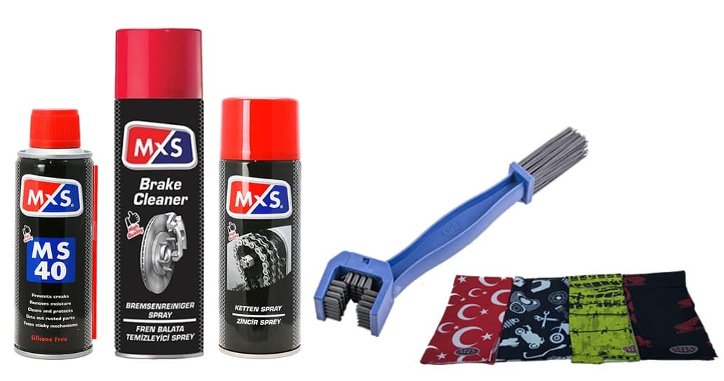 Motosiklet Bakım Seti 5 Parça