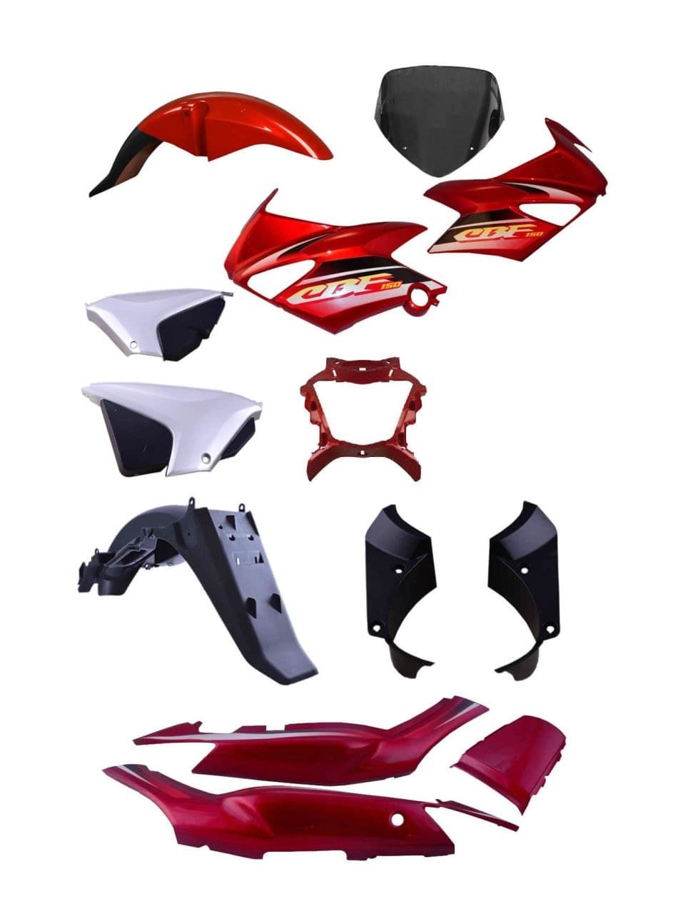 Honda CBF 150 Kırmızı Grenaj Seti - Kaporta Seti - Resim 1