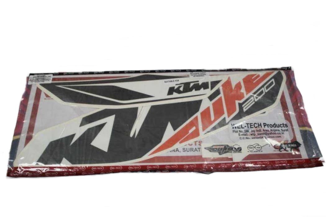 KTM DUKE STICKER ARMA SETİ - Resim 1