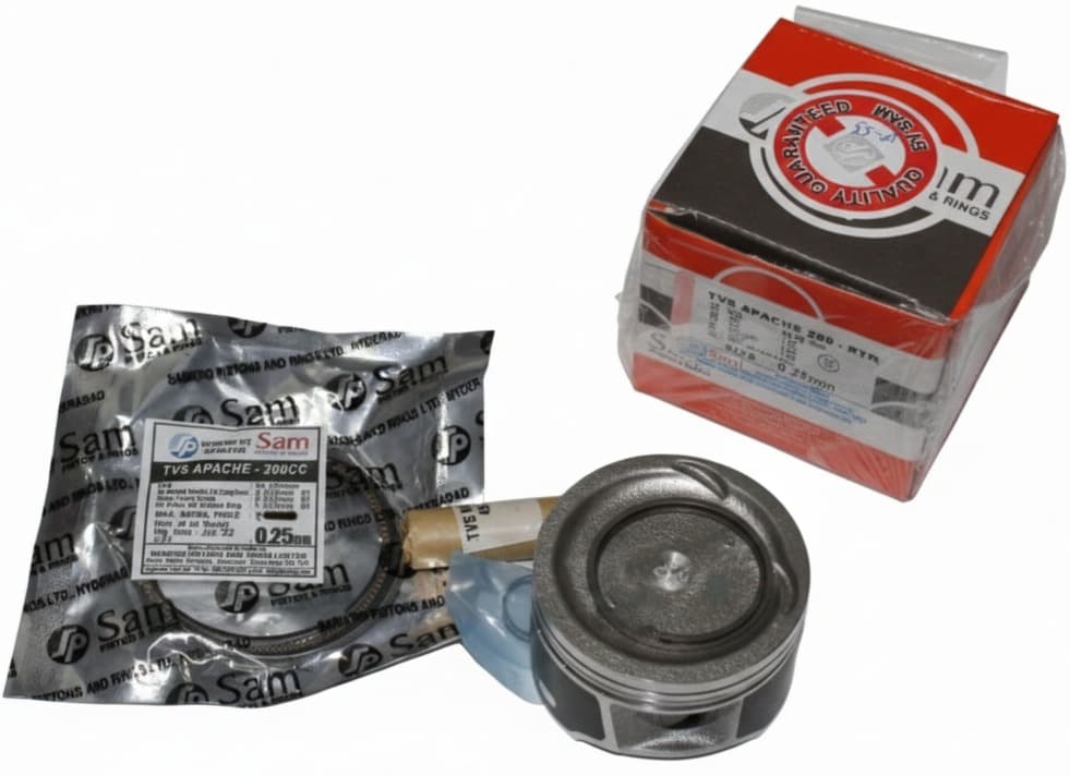 Tvs Apache RTR 200 Piston Segman 66.25 mm 15P SAM 2019-2026 - Resim 1
