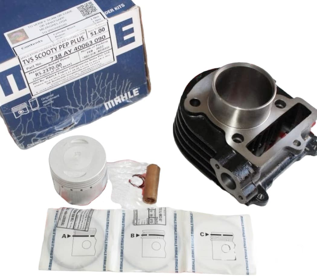 TVS PEP SİLİNDİR SETİ MAHLE 90cc - Resim 1