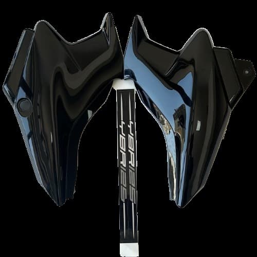 YBR 125K YAN KAPAK SİYAH TAKIM - Resim 1