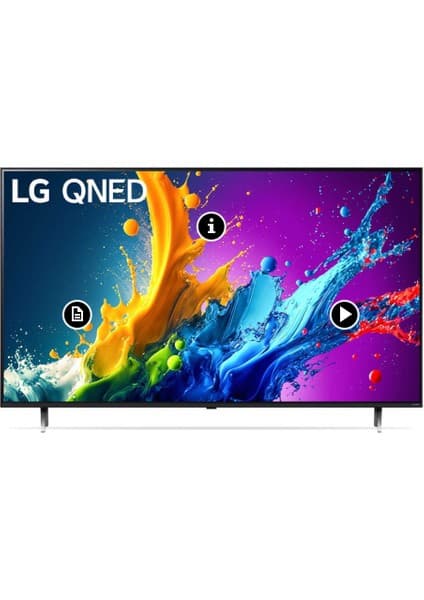 LG 75QNED80T6A 75" 190 Ekran Uydu Alıcılı 4K Ultra HD Smart LED TV