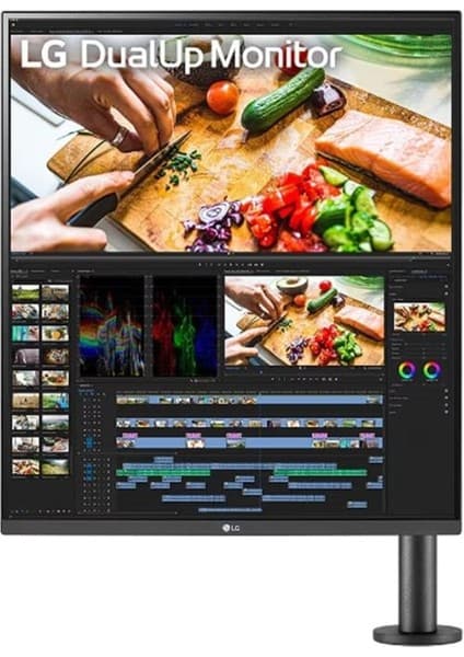 LG 27.6'' DualUp 28MQ780-B 60Hz 5ms Nano IPS QHD 2K Pivot HDR10 Ergonomik Standlı Monitör