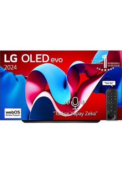 LG OLED83C46LA 83" 210 Ekran Uydu Alıcılı 4K Ultra HD Smart LED TV
