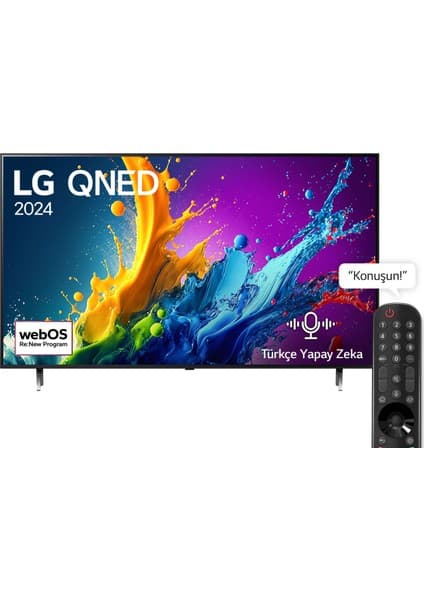 LG 86QNED80T 86" 218 Ekran Uydu Alıcılı 4K Ultra HD Smart LED TV