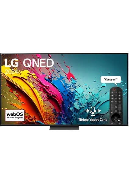 LG 75QNED86T 75" 190 Ekran 4K Ultra HD Smart QNED TV, Uydu Alıcılı