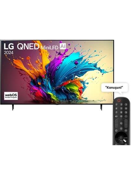 LG 75QNED91T6A 75" 190 Ekran Uydu Alıcılı 4K Ultra HD MiniLED TV