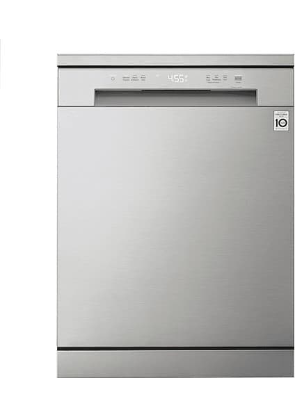LG DFC612FVE D Enerji Sınıfı 5 Program 14 Kişilik Bulaşık Makinesi Prime Gümüş