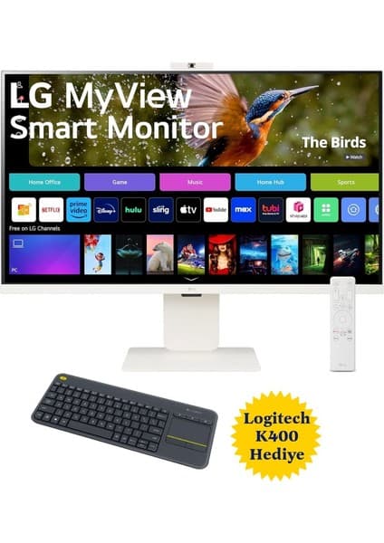 LG Webos ve Dahili Fhd Web Kamerası ile Lg Myview 32” 4K UHD IPS Akıllı Monitör