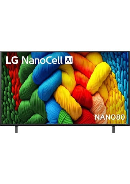 LG 55NANO80A 55" 139 Ekran 4K Ultra HD Smart AI NanoCell TV