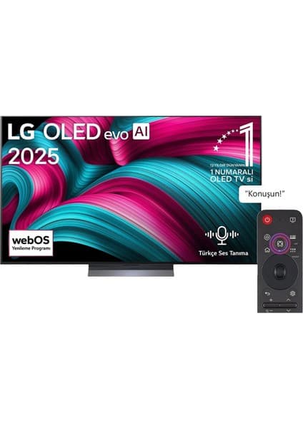 LG OLED83C54LA 83'' 210 Ekran Uydu Alıcılı 4k Ultra HD Smart webOS OLED evo TV