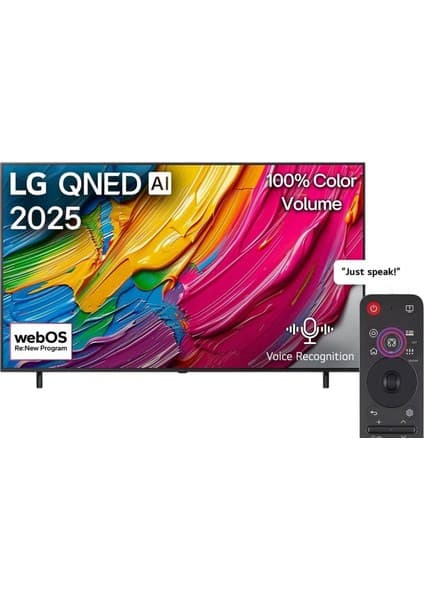 LG 75QNED80A6A 75'' 190 Ekran Uydu Alıcılı 4k Ultra HD Smart QNED TV