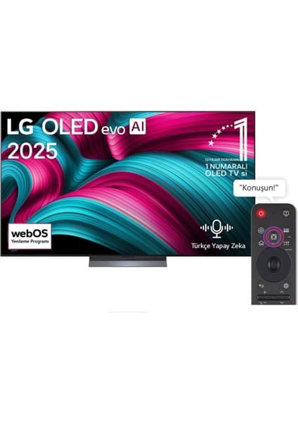 LG OLED55C54LA 55'' (139 Ekran) 4K UHD webOS OLED evo Smart TV