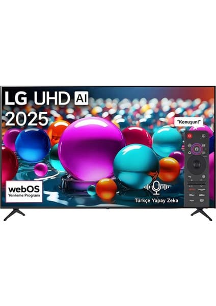 LG 75UA85006 75" 190 Ekran 4K Ultra HD webOS Smart TV