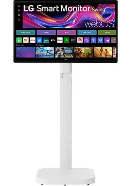 LG 31.5" Swing 32U889SA-W 5ms 4K UHD IPS Tekerlekli Standlı Dokunmatik Smart Monitör